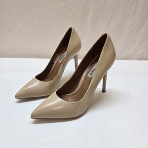 Steve Madden Patent Nude Pointed-Toe Stiletto Pumps